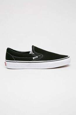 Vans: Чёрные кроссовки  Classic Slip On