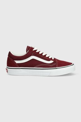 Vans: Бордовые кроссовки  Old Skool