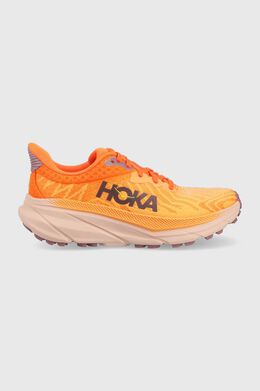 HOKA: Оранжевые кроссовки 