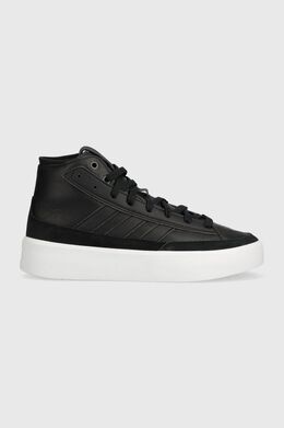 Adidas: Чёрные кроссовки 