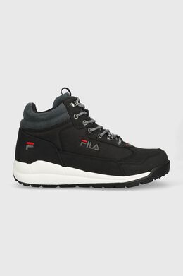 Fila: Чёрные кроссовки 