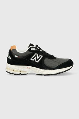 New Balance: Чёрные кроссовки 