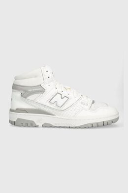 New Balance: Белые кроссовки 