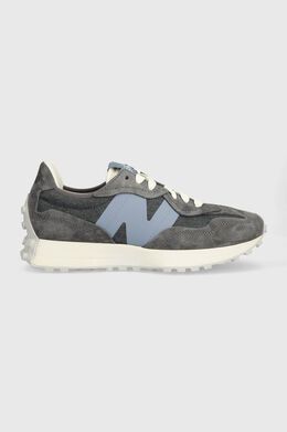 New Balance: Синие кроссовки 