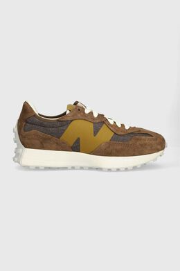 New Balance: Коричневые кроссовки 