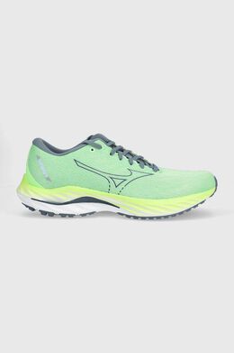 Mizuno: Зелёные кроссовки 