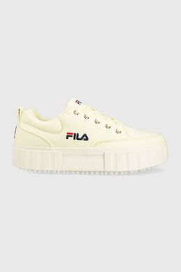 Fila: Жёлтые кроссовки  Sandblast