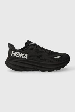 HOKA: Чёрные кроссовки