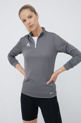 ADIDAS PERFORMANCE: Серый свитшот 