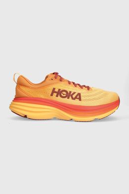 HOKA: Оранжевые кроссовки 