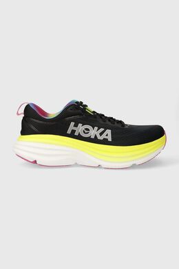 HOKA: Чёрные кроссовки 