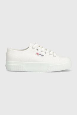 Superga: Белые кроссовки 