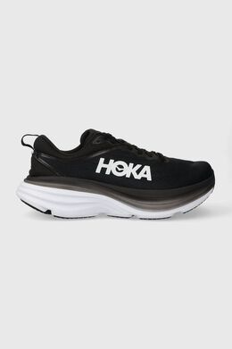 HOKA: Чёрные кроссовки 