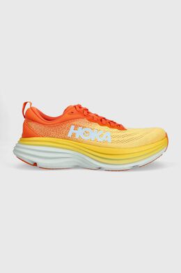 HOKA: Оранжевые кроссовки 