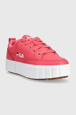 Fila: Оранжевые кроссовки  Sandblast