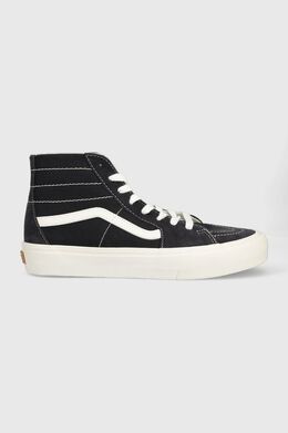 Vans: Чёрные кроссовки SK8-Hi Tapered