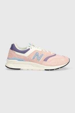 New Balance: Розовые кроссовки 