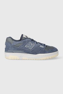 New Balance: Синие кроссовки 