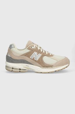 New Balance: Бежевые кроссовки 