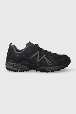 New Balance: Тёмные кроссовки 