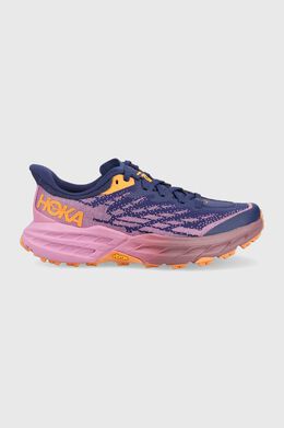 HOKA: Фиолетовые кроссовки 