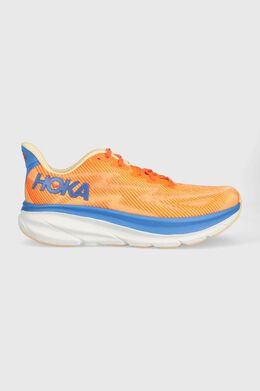 HOKA: Оранжевые кроссовки 