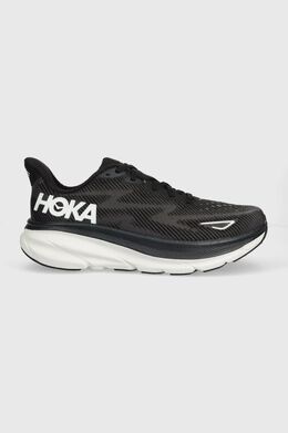 HOKA: Чёрные кроссовки 