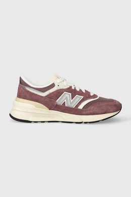 New Balance: Бордовые кроссовки  997