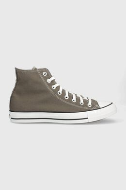 Converse: Серые кроссовки  Chuck Taylor All Star