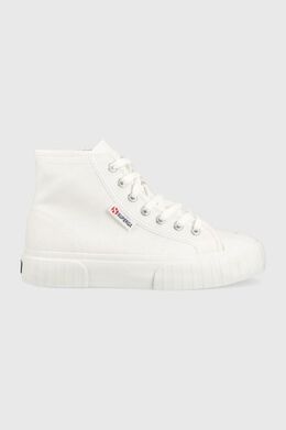 Superga: Белые кроссовки 