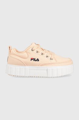 Fila: Оранжевые кроссовки 