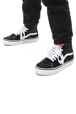 Vans: Чёрные кроссовки  Sk8-Hi