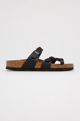 Birkenstock: Чёрные шлёпанцы  Mayari