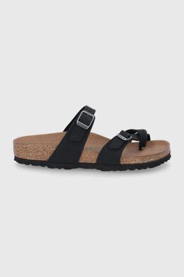 Birkenstock: Чёрные шлёпанцы  Mayari