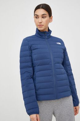 The North Face: Синий пуховик 