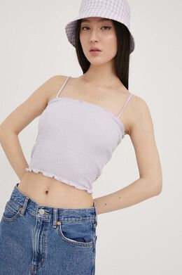 Levi's: Фиолетовый топ 