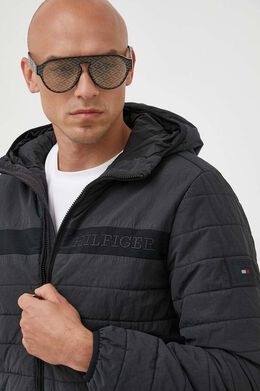 Tommy Hilfiger: Чёрная куртка 