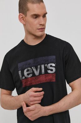 Levi's: Чёрная футболка 