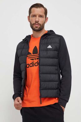 Adidas: Чёрный пуховик 