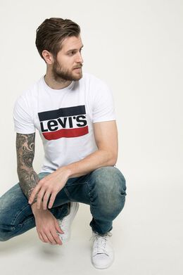 Levi's: Белая футболка 