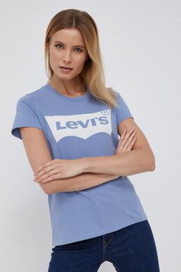 Levi's: Фиолетовая футболка 