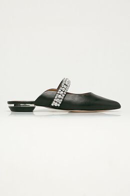 Kurt Geiger London: Чёрные шлёпанцы