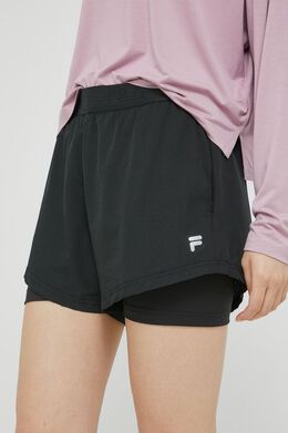 Fila: Чёрные шорты 