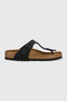 Birkenstock: Чёрные шлёпанцы  Gizeh