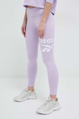 Reebok: Фиолетовые легинсы 