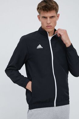 Adidas: Чёрная куртка 