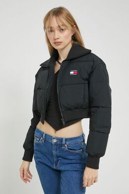 Tommy Jeans: Чёрная куртка 