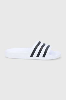 Adidas: Белые шлёпанцы  Adilette Aqua