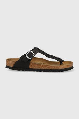 Birkenstock: Чёрные шлёпанцы  Gizeh