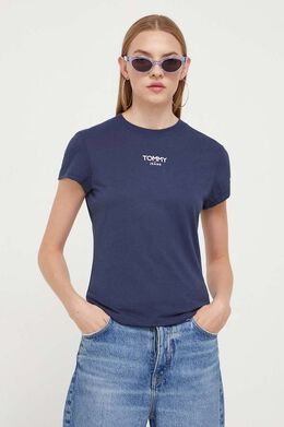 Tommy Jeans: Тёмная футболка